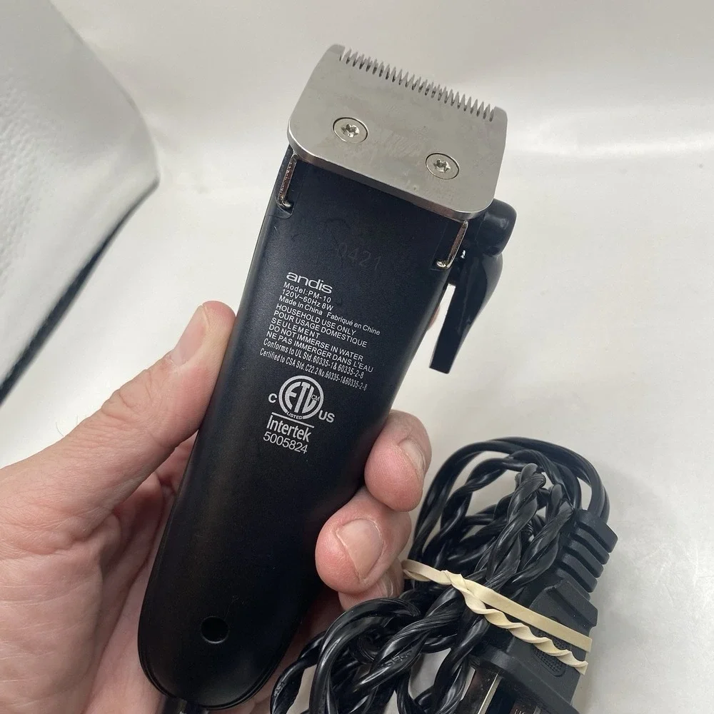 Andis Master Adjustable Blade Clipper‎ Corded Model Pm-10 Tested working Aaa